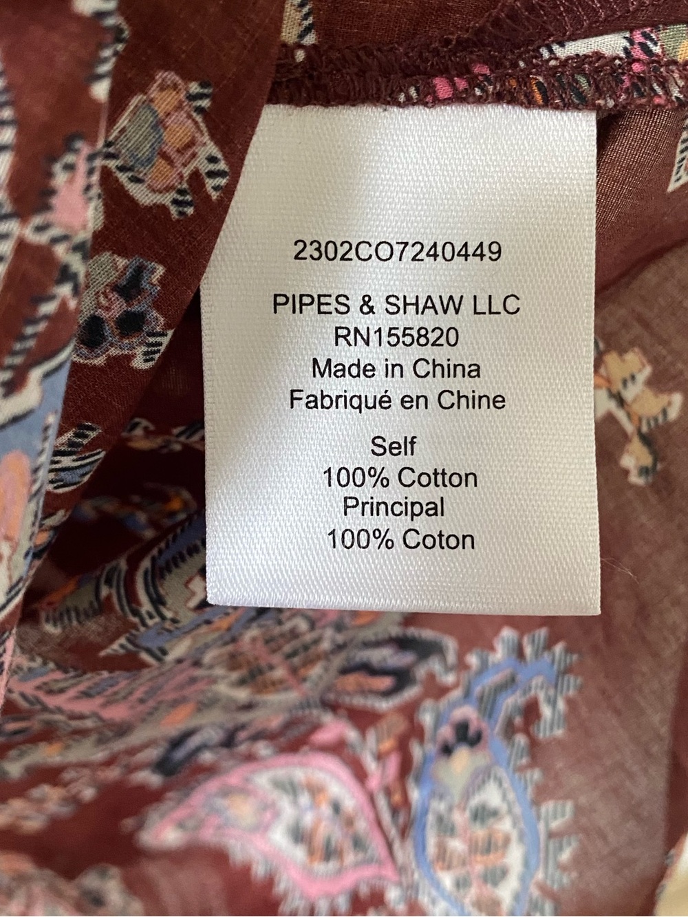 Veronica Beard Hopkins Paisley Ruffle Front Blouse - Picture 10 of 11